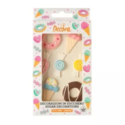 7 Candies sugar decorations