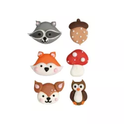Décos sucre "Animaux de la Forêt"