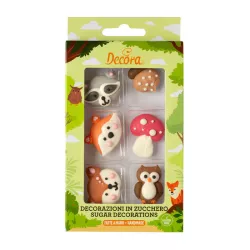Sugar deco "Forest animals"