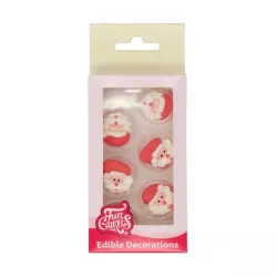 12 Sugar decorations "Santa Claus"