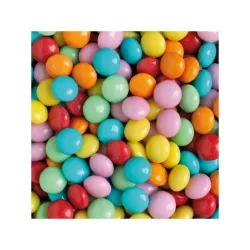 80 g Dragées chocolat multicolore brillant