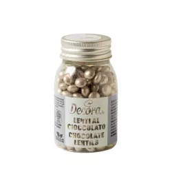 Draghette di cioccolato argento