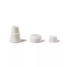 Adapter with cap for small piping nozzles, Decora