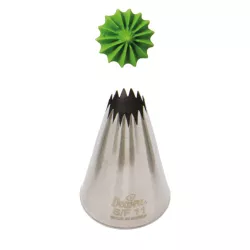 Occhielli a stella fortemente dentellati 11 mm