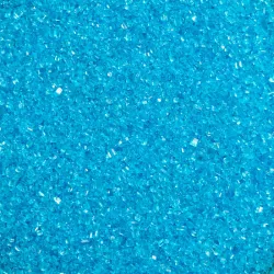 100 g di zucchero glitterato blu