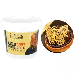 Edible Lace - Gold