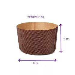 Panettone moulds - Size Panettone: 1 kg