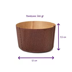 Moule à panettone 500 g en lot de 5