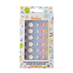 Piccoli fiori di zucchero - Colori disponibili: Assortimento di colori