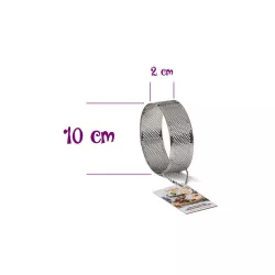 Perforated tart ring - Diameter 10 cm