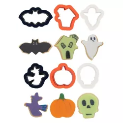 Set di mini tagliabiscotti "Halloween