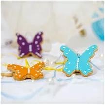 2 Ausstechformen "Schmetterling und Blume"