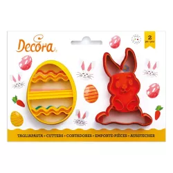 Cookie cutters "rabbit and egg"