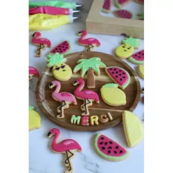 "Flamingo and cactus" coin-opener