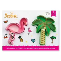 "Flamingo and cactus" coin-opener