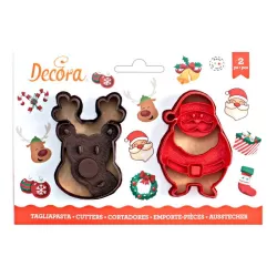 Tagliabiscotti "Babbo Natale e renne