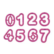 Kit découpoirs numéros - 9 pcs