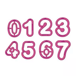 Kit cutters numbers - 9 pcs