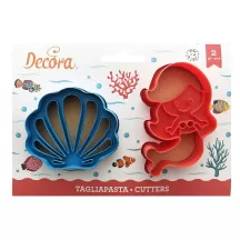 Cookie cutters "Mermaid and Shell"