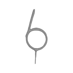 Bougie magique - Chiffre: 6