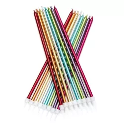 Long candles - assorted colours