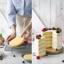Set di 5 teglie da forno Ø15cm in materiale antiaderente
