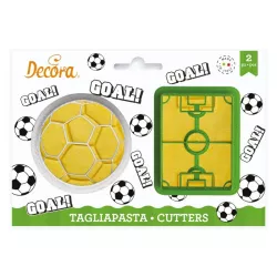 2 tagliabiscotti palla + campo da gioco