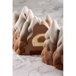 1 stampo in silicone "Albero di neve