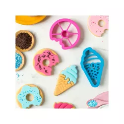 Cookie cutters donut and ice cream