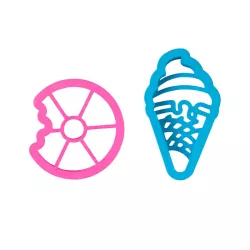 Cookie cutters donut and ice cream