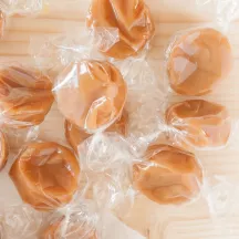 50 Clear wrapping paper for caramels
