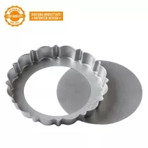 1 tortiera design con base rimovibile