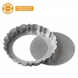 1 tortiera design con base rimovibile