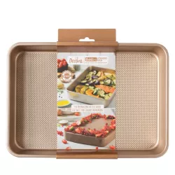 1 Grosse rechteckige Backform - Gold Rosa