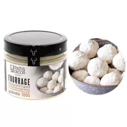 300 g di ripieno croccante a base di cocco grattugiato e cialde