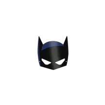 8 maschere di Batman in cartone