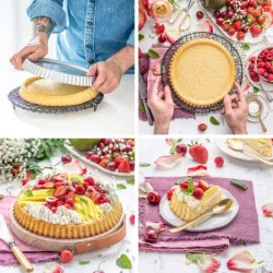 Upside-down tart mould