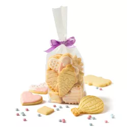 10 sacchetti per biscotti 10 x 6 x 30 cm