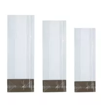 100 Large cookies bags with rigid bottom