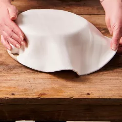 Ausgerollte Fondantdecke - Erhältliche Farben: Weiß