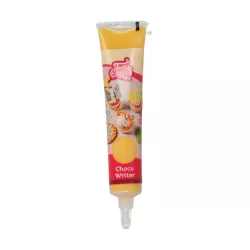 Bastoncino giallo al gusto di cioccolato