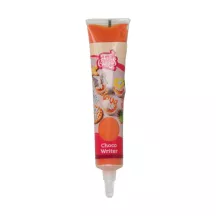 Oranger Stift mit Schokoladengeschmack