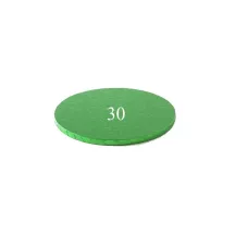 Plateau à tarte vert foncé - rond 30 cm