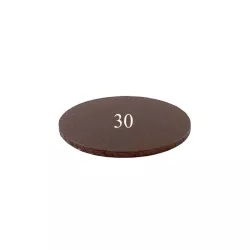 Plateau brun - Forme du plateau: rond 30 cm