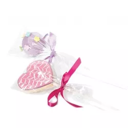 50 transparent bags for cookies