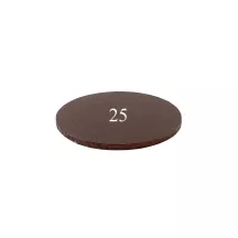 Brown cake board - Cake board shape: round 25 cm