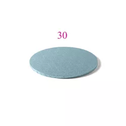 Baby blue Cake board - round 30 cm