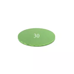 Piatto per torta verde chiaro - rotondo 30 cm