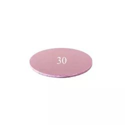 Piatto per torta rosa - rotondo 30 cm