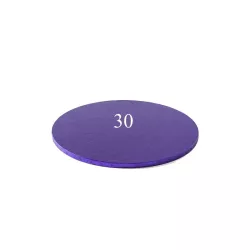 Violet Cake board - round 30 cm
